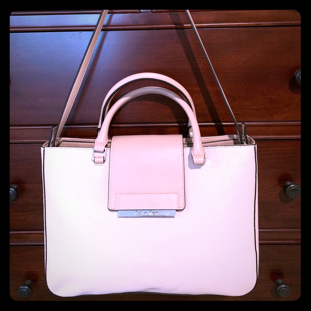 Calvin Klein satchel—Blush 🌸